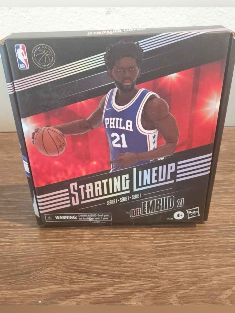 Hasbro NBA Joel Embiid Action Figure Starting Lineup Philadelphia 76ers
